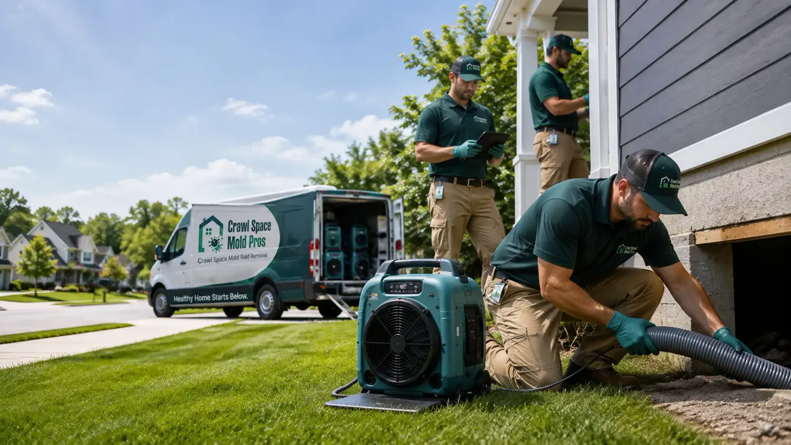 Crawl Space Mold Removal in Glocester, RI